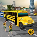 เกมส์ขับรถรับส่งนักเรียน Bus School Park Driver