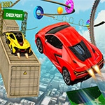 เกมส์ขับรถผาดโผน Crazy Car Stunt Descent GT