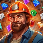 เกมส์จับคู่แคนดี้ในเหมือง Jewel Miner Quest