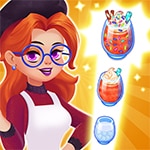 เกมส์จับคู่ขายอาหาร Merge Cooking Game