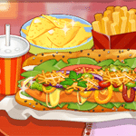 เกมส์ทำฮอทดอกเท็กซัส Roxie’s Kitchen: Texas Hotdog