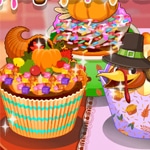 เกมส์ทำคัพเค้กวันขอบคุณพระเจ้า Roxie’s Kitchen: Thanksgiving Cupcake