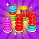 เกมส์เรียงห่วงปริศนา Stack n Sort